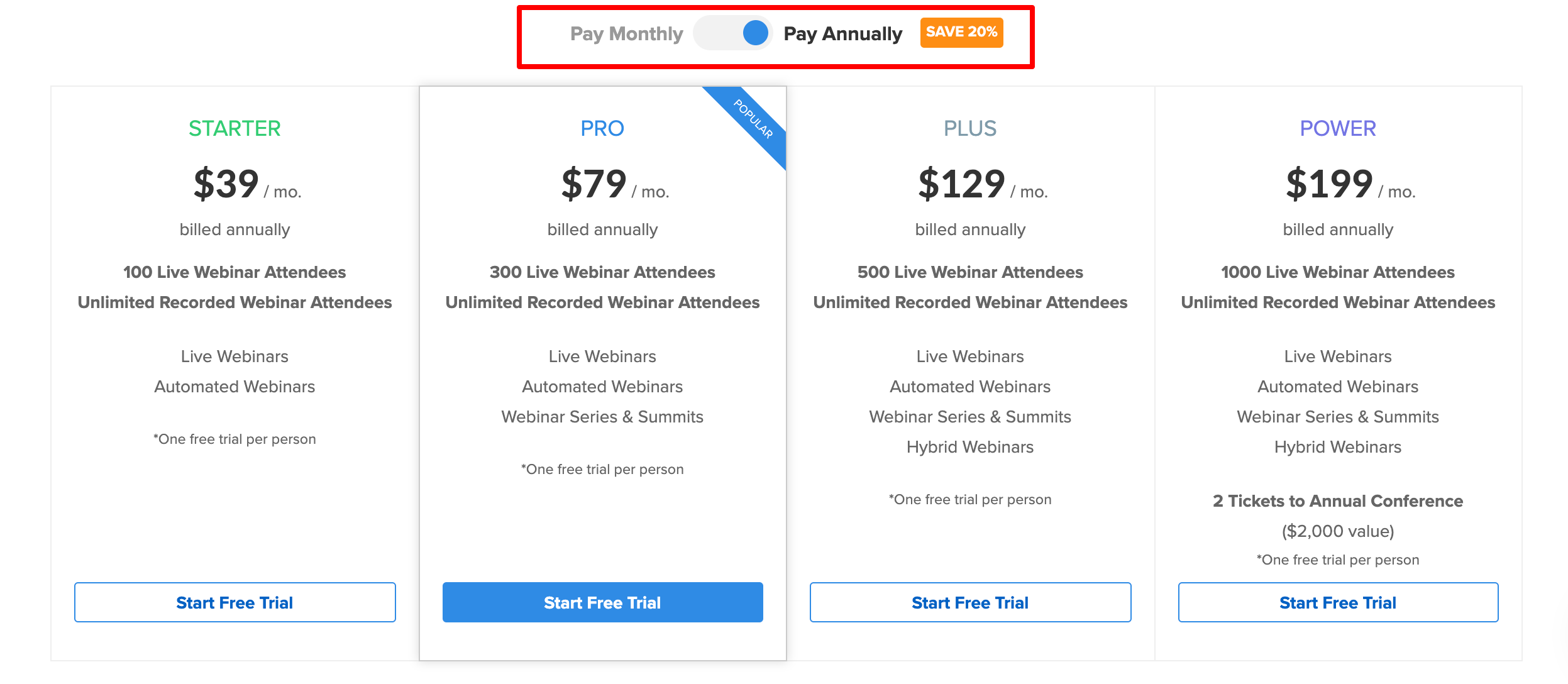 ウェビナー忍者の価格