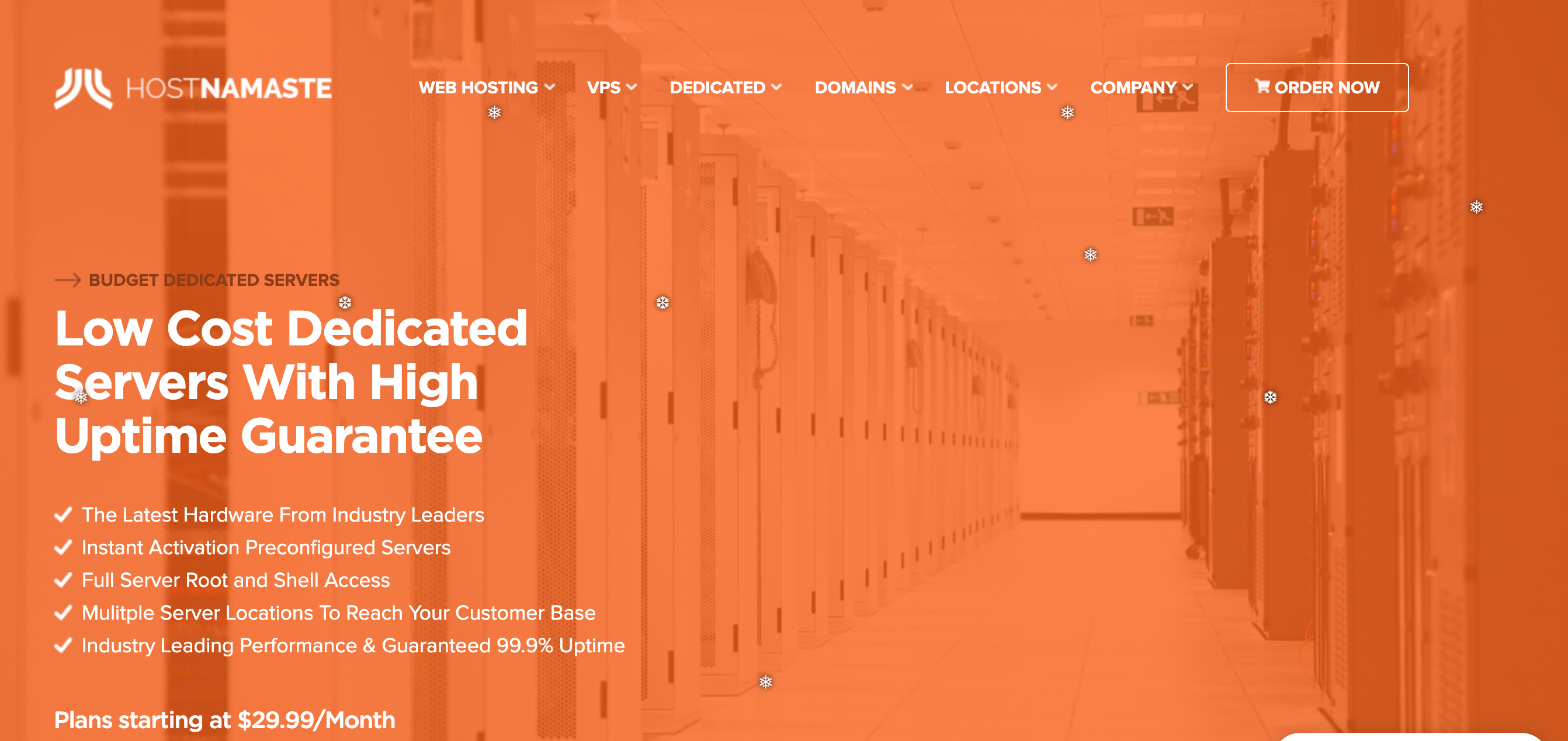 HostNamaste Review- Budget Dedicated Server