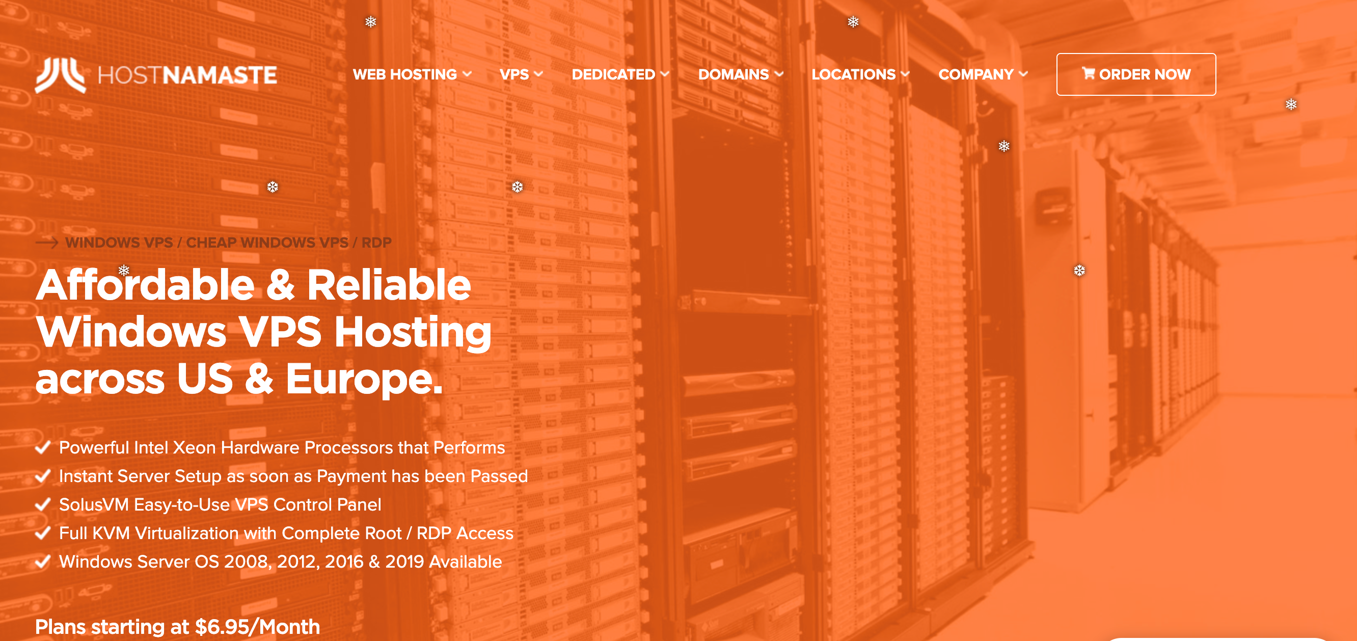 HostNamaste Review-Window VPS