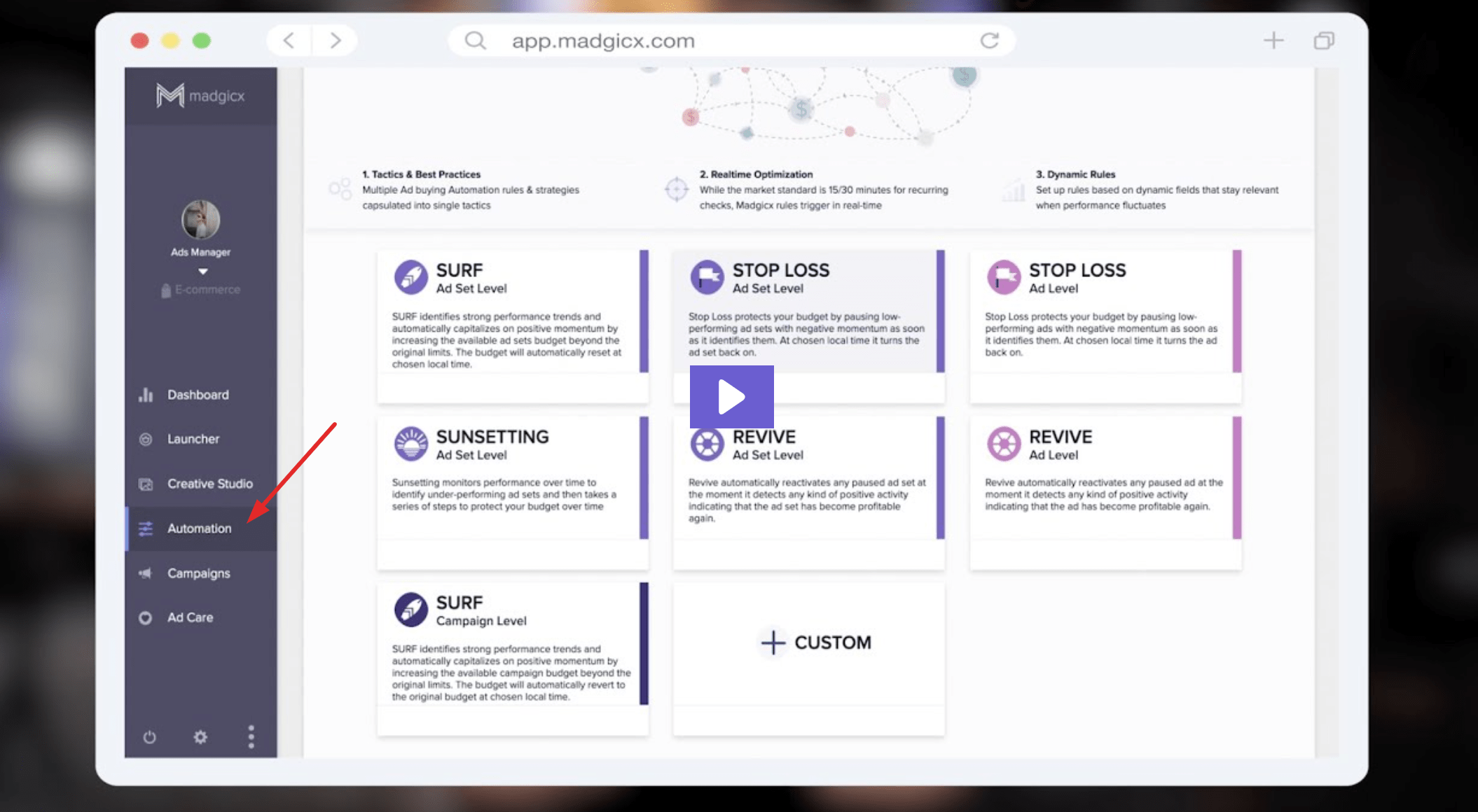 automatizare Madgicx Madgicx automation