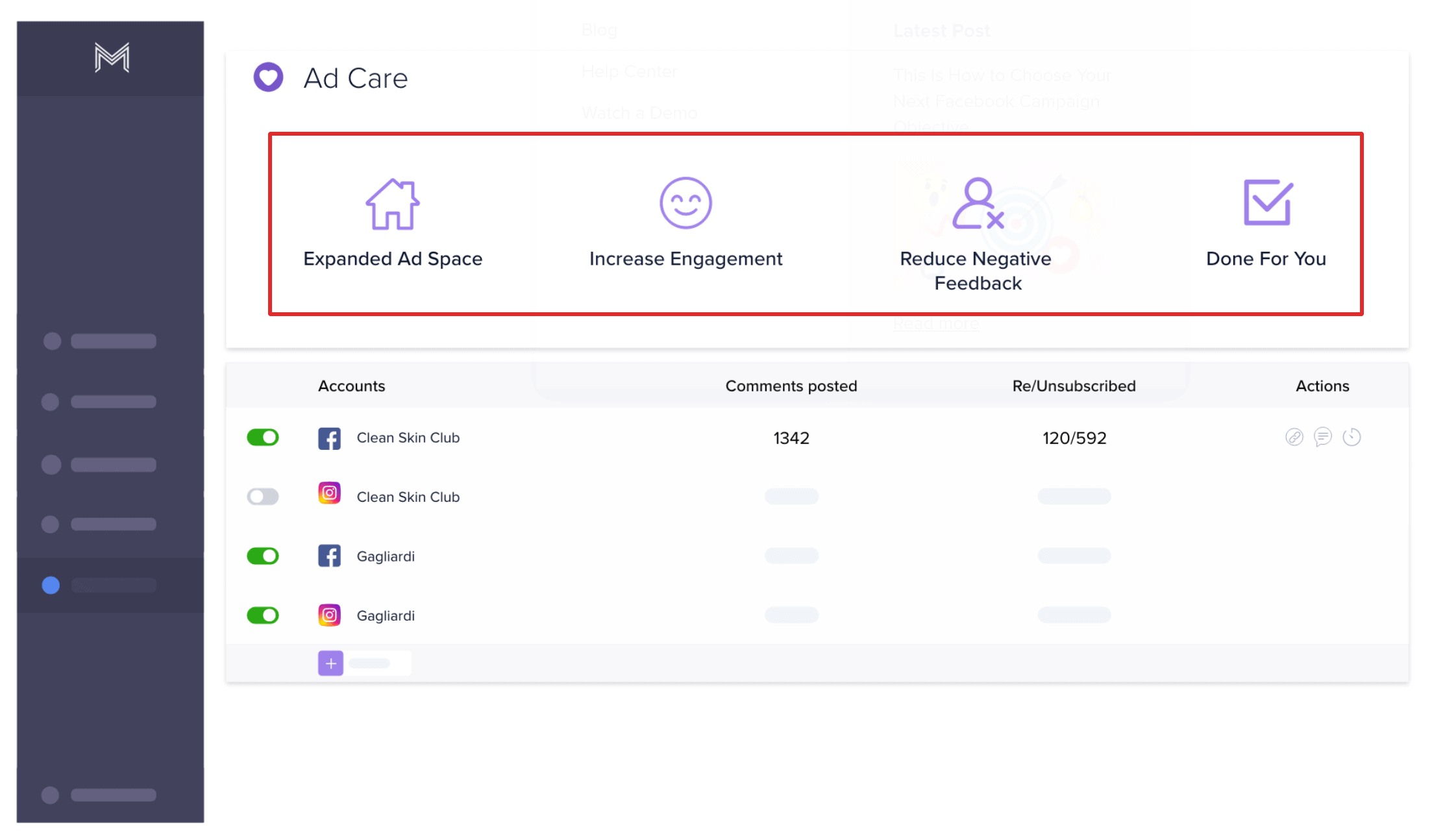 Madgicx Ad îngrijire Madgicx Ad care