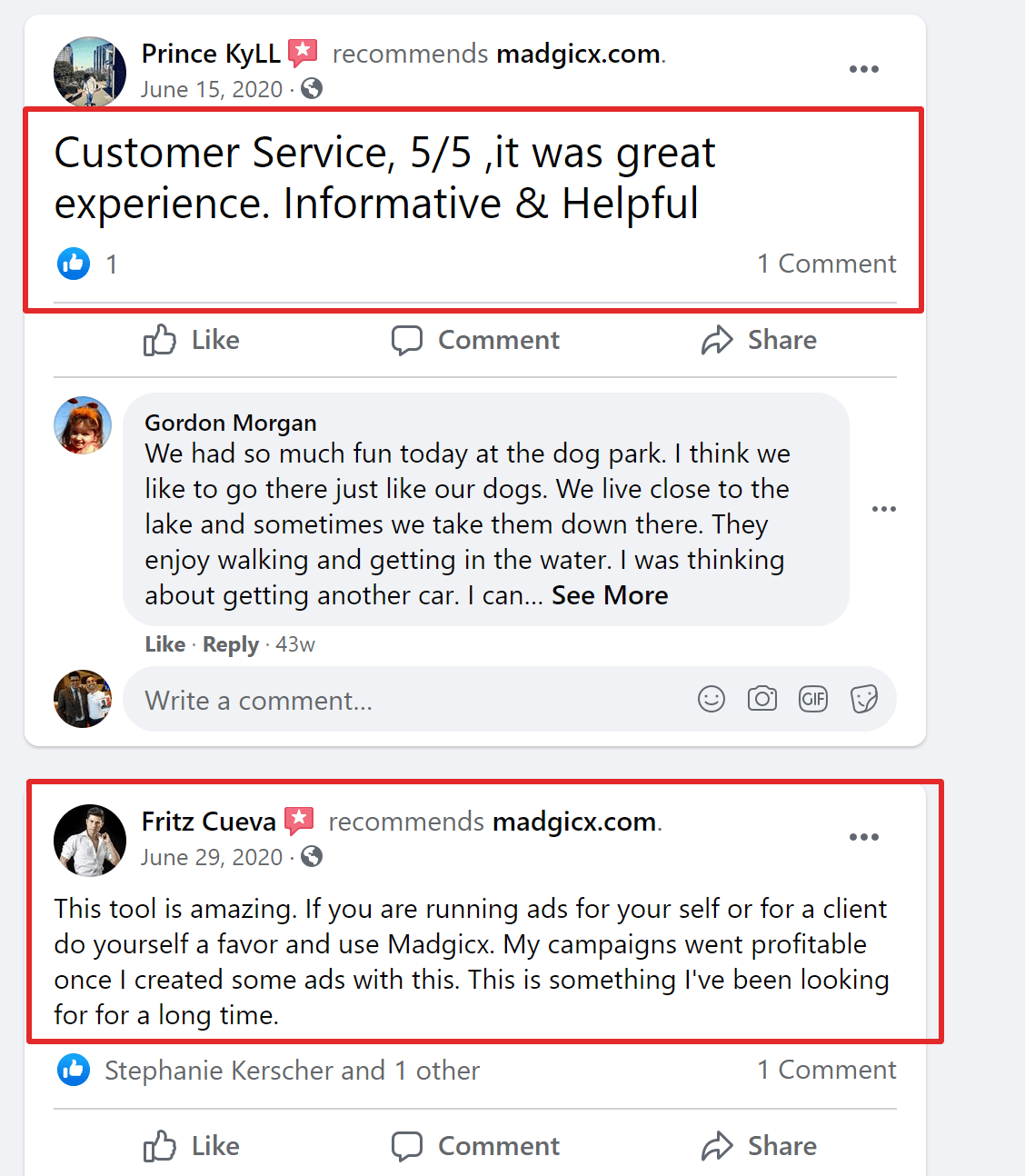 Recenzii privind serviciile pentru clienți Madgicx Madgicx customer services reviews