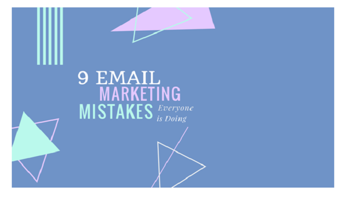 email marketing mistakes