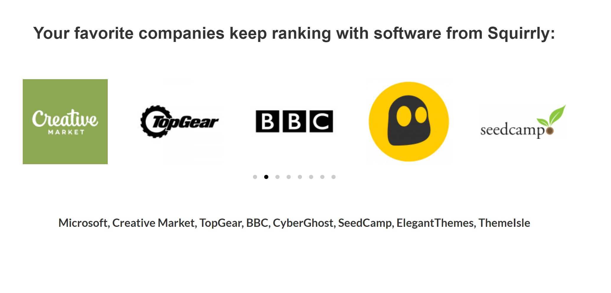 Depoimentos de SEO Squirrly