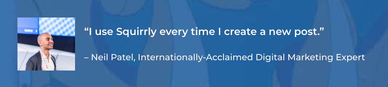 Revisão do cliente Squirrly