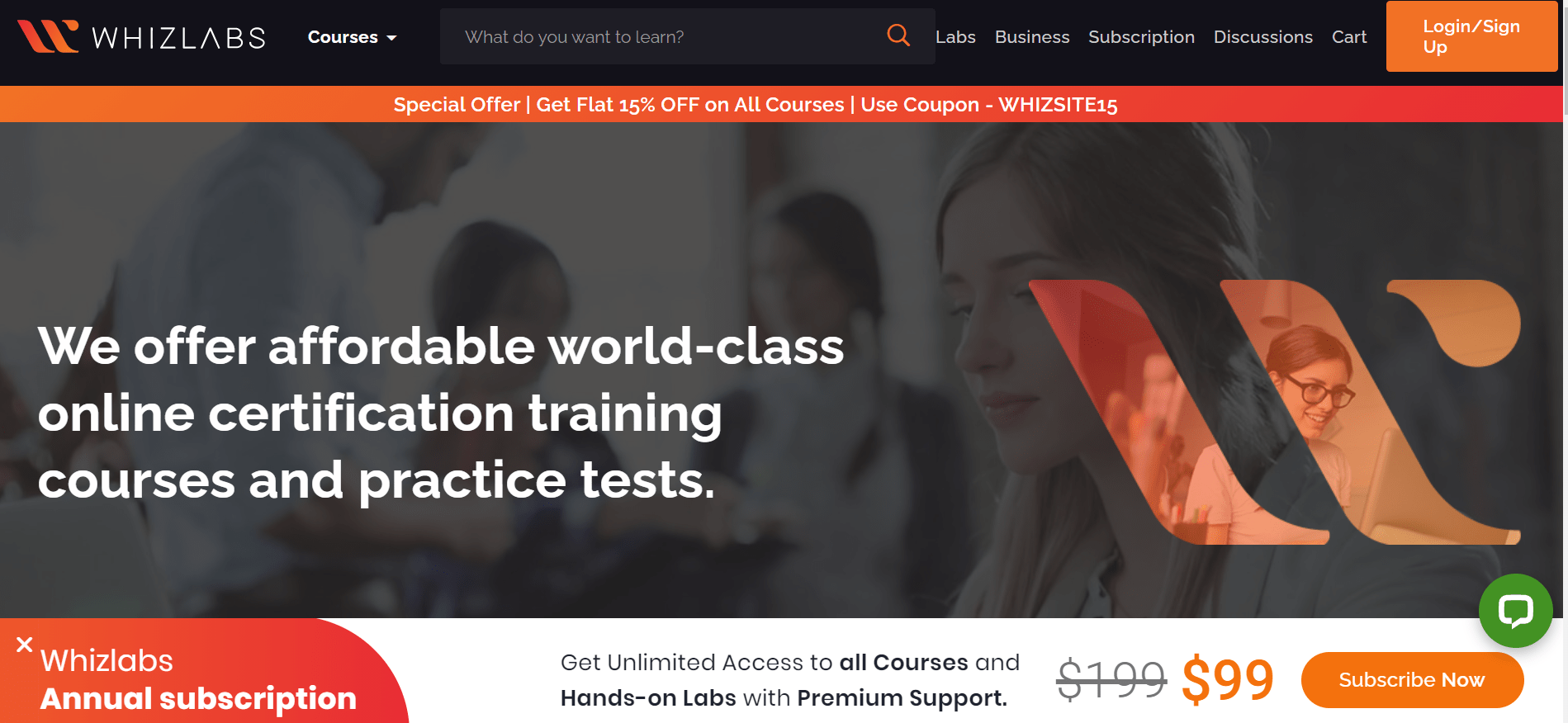 Whizlabs czarny piątek