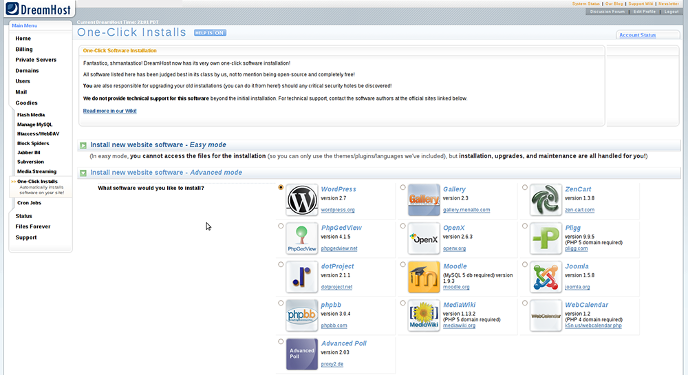 panel kontrol dreamhost - Bluehost vs HostGator vs Dreamhost dreamhost control panel - Bluehost vs HostGator vs Dreamhost