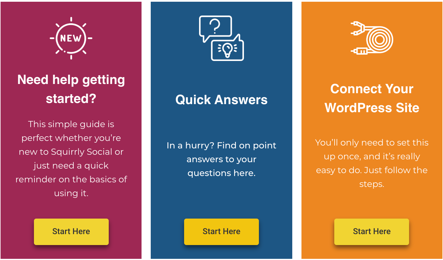 Squirrly Social - 고객 지원