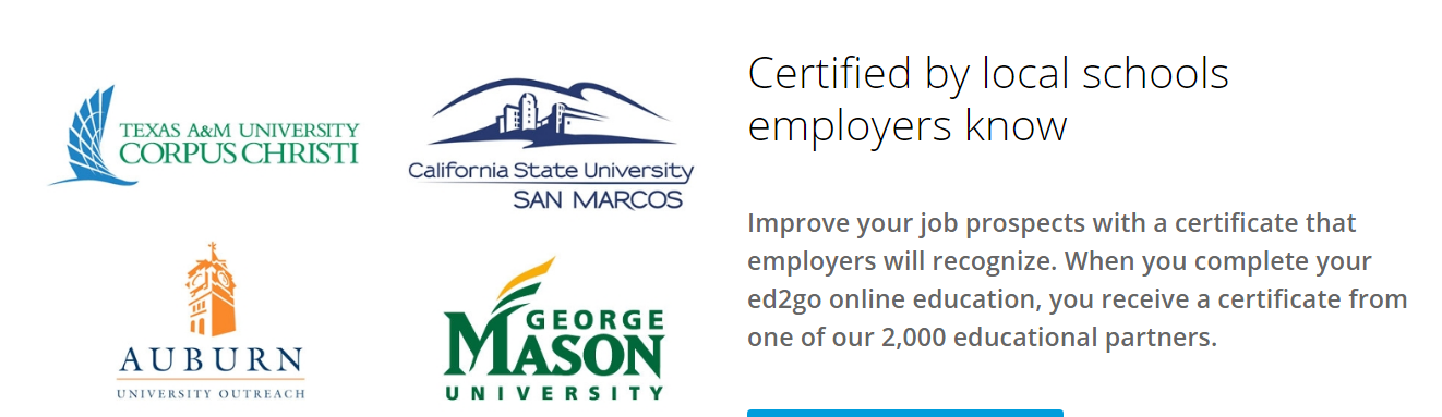 Ed2go 검토 인증 지역 학교 Ed2go Review-Certified Local School