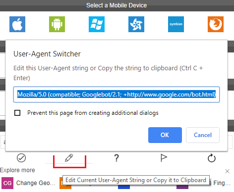 Przełącznik agenta użytkownika