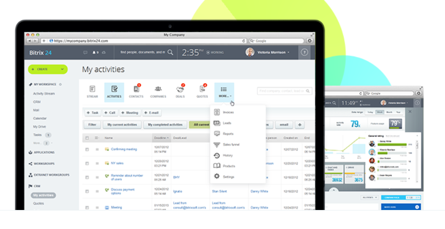 Bitrix24 검토 - 인보이스 콜 센터 및 이메일 마케팅이 포함된 무료 CRM Bitrix24 Review- Free CRM With Invoicing Call Center And Email Marketing