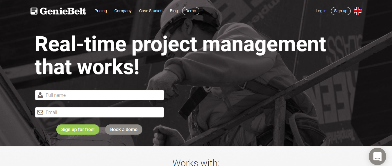 GenieBelt - 건설 프로젝트 관리 소프트웨어 GenieBelt - Construction Project Management Software