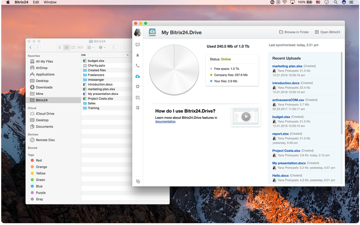 Bitrix24 검토 - 무료 온라인 문서 저장 Bitrix24 Review- Free Online Document Storage