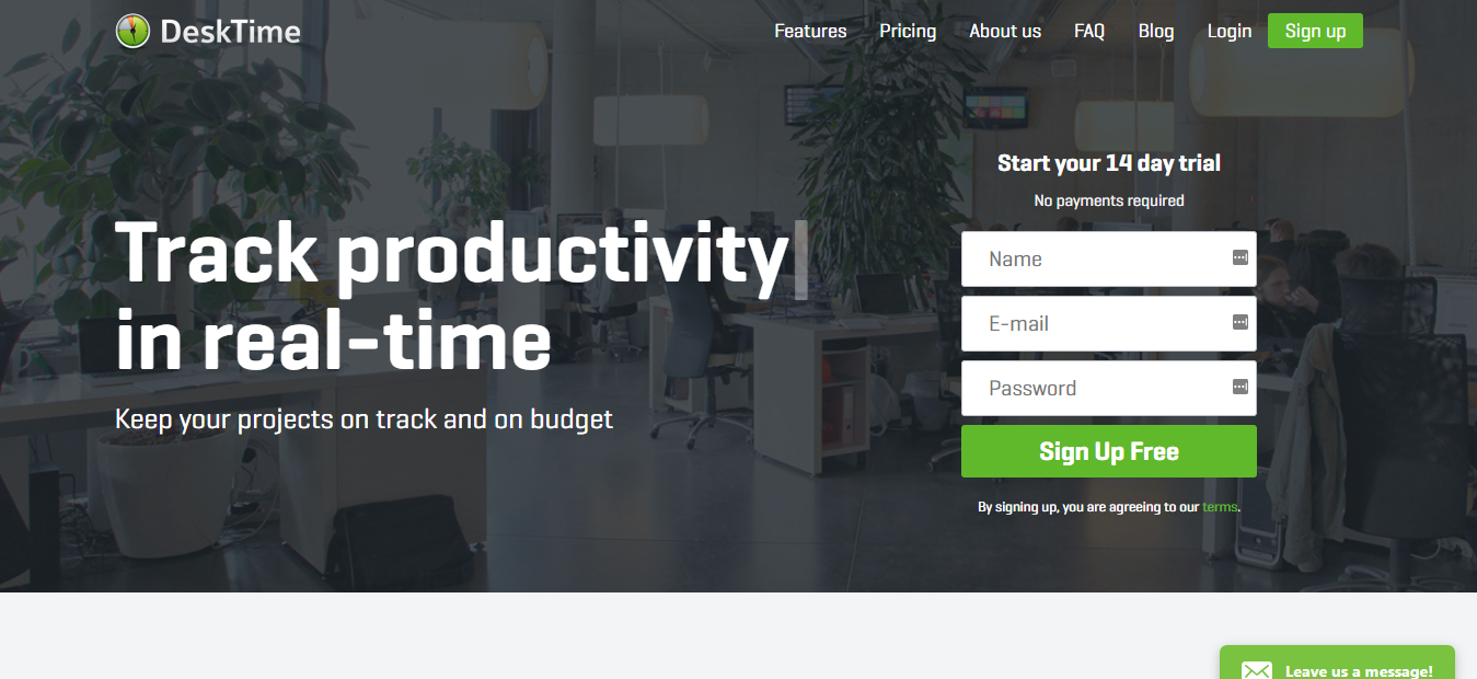 DeskTime - 완전 자동 업무 시간 추적 소프트웨어 DeskTime - Fully Automatic Business Time Tracking Software