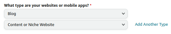 Amazon asociază tipuri de site-uri web