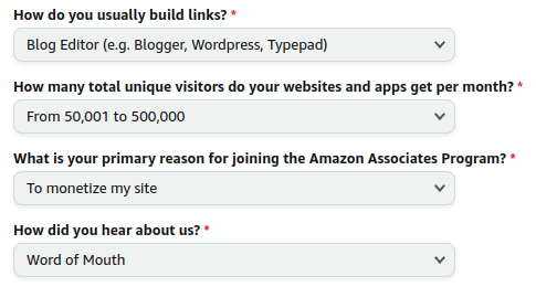 Amazon asociază întrebări finale
