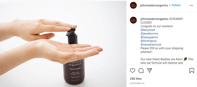 przykład konkursu gratisów