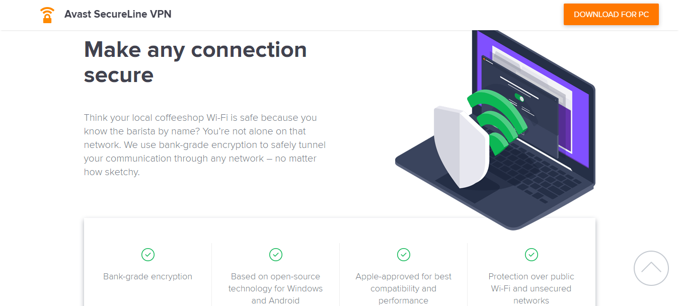 Avast SecureLine VPN 보안 Avast SecureLine VPN security