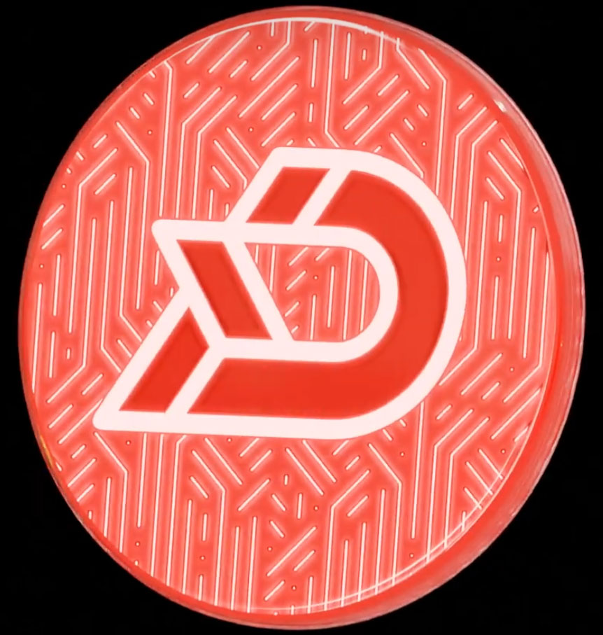 ภาพโทเค็นทางสังคมของสกุลเงินดิจิทัลในไดรฟ์บน Solana blockchain