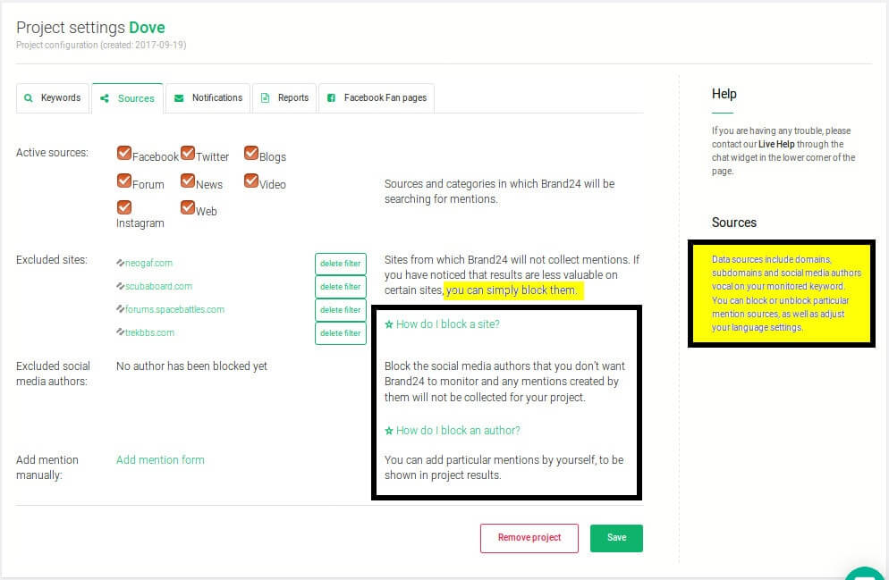 如何阻止给您不相关结果的域和静音作者