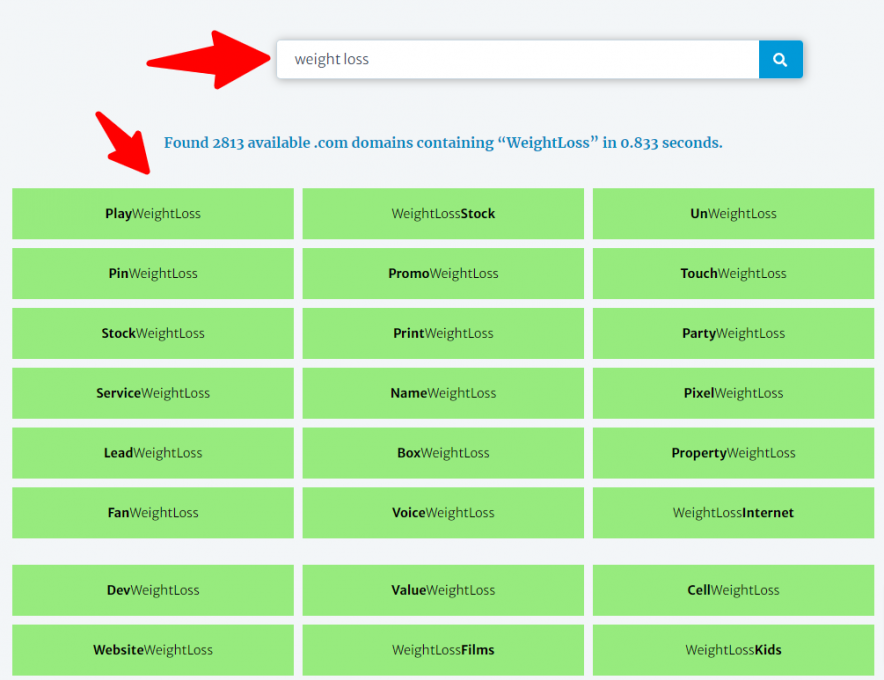 yalın alan araması