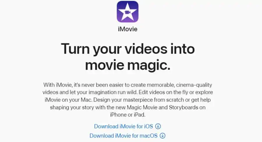 iMovie