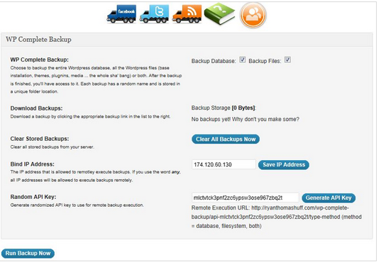 WP Complete Backup-WordPress-Plugins