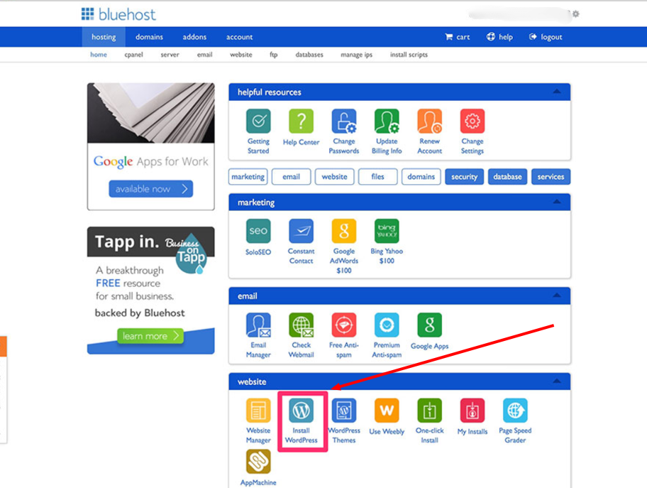 Bluehost Hosting - คู่มือการตั้งค่าบล็อก Bluehost Hosting - Blog Setup Guide