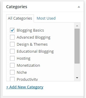 หมวดหมู่บล็อก Blog categories
