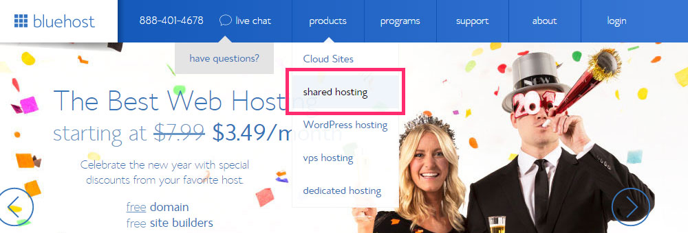 step-1-bluehost-homepage step-1-bluehost-homepage