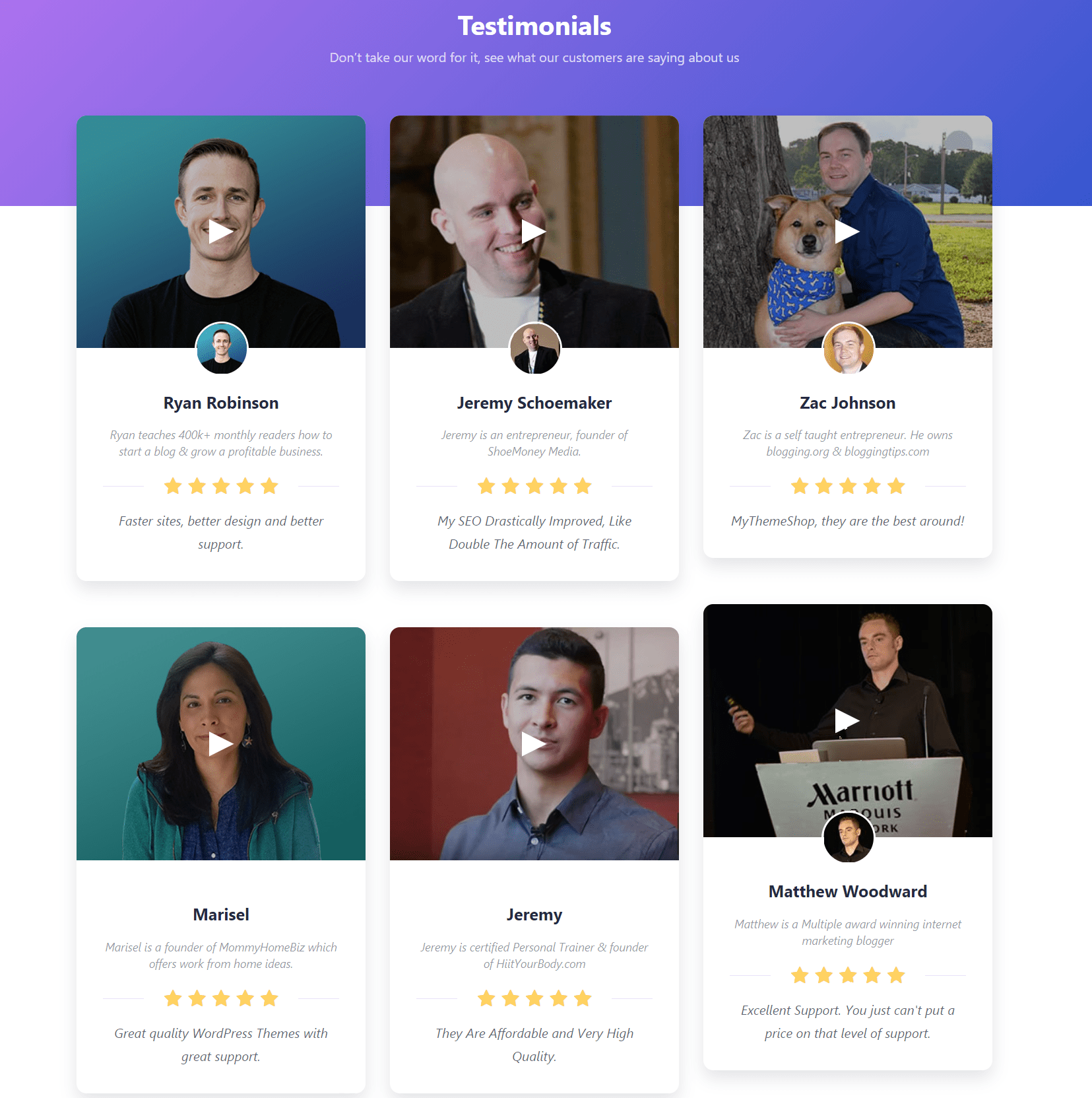 Referencje- Mythemeshop