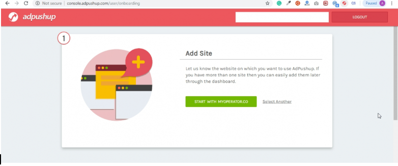 AdPushup Review- Adăugați un site