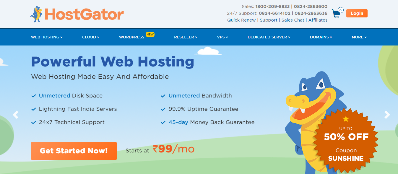 Avis HostGator -Hébergement Web Revendeur Partagé Cloud VPS Hébergement Serveur Dédié