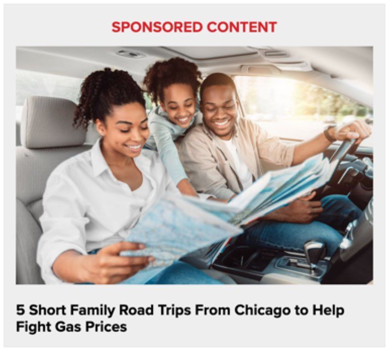 ตัวอย่างโฆษณาเนทีฟ