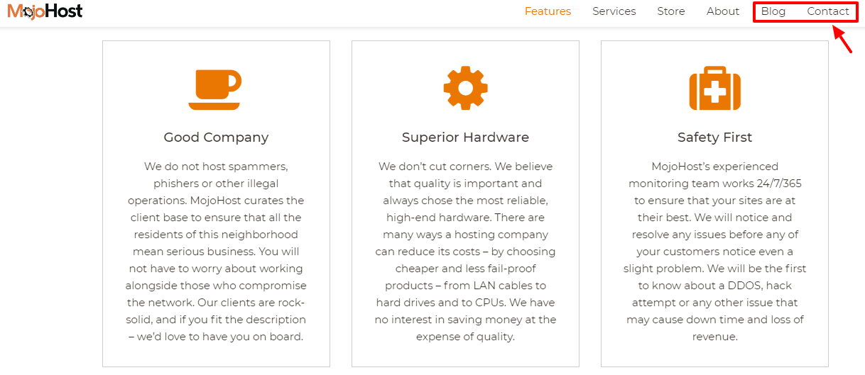 Confira o sistema de hardware superior no Mojohost - recursos Check Out Superior Hardware System at Mojohost - features