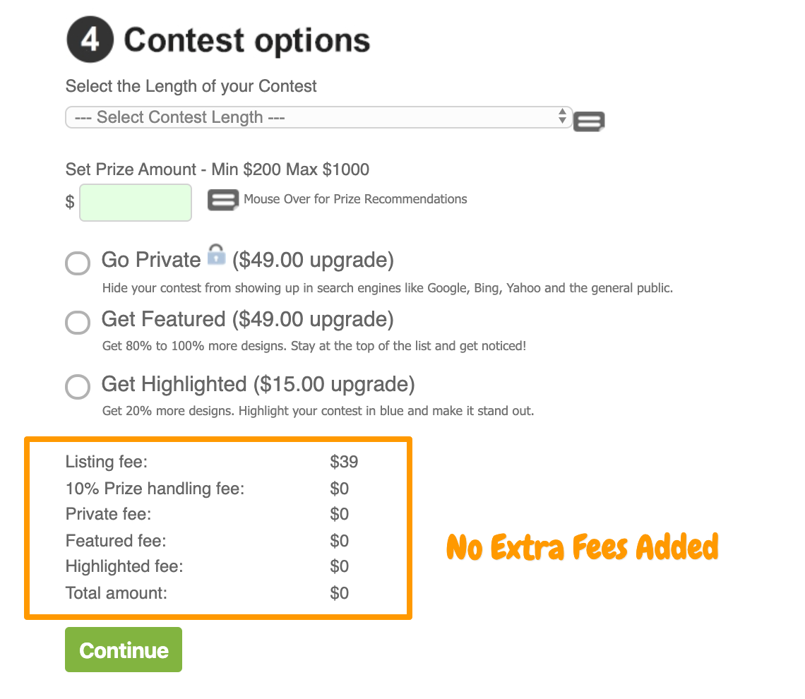 ตัวเลือกการแข่งขัน LogoMyWay