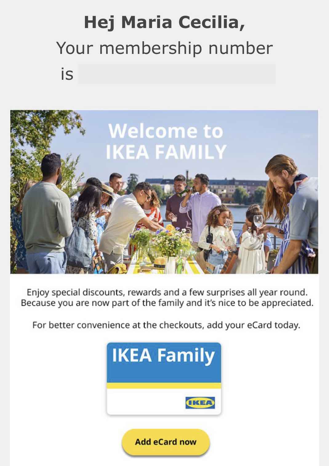 Le programme de fidélité d'Ikea