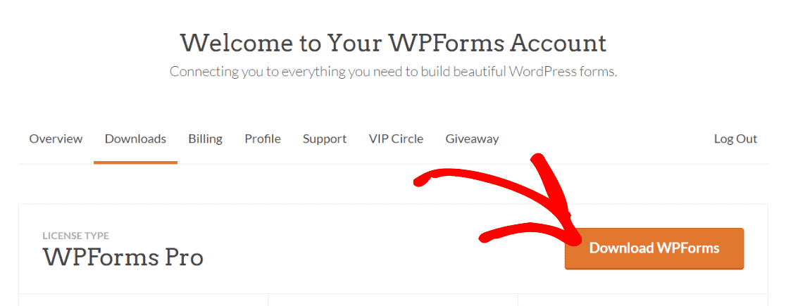 تنزيل البرنامج المساعد WPForms