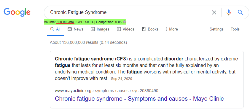 ボリュームに関する検索エンジンのハイライト