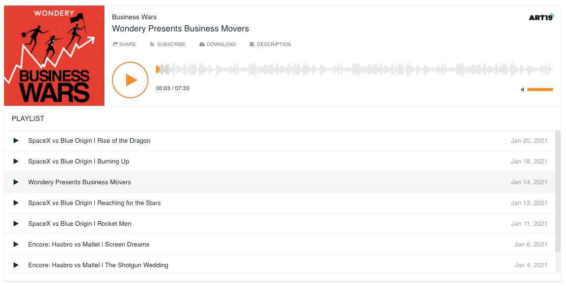 비즈니스 워즈의 팟캐스트