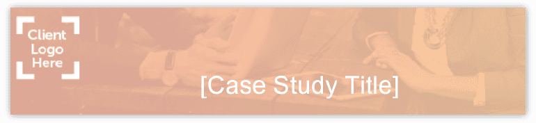 案例研究標題模板。
