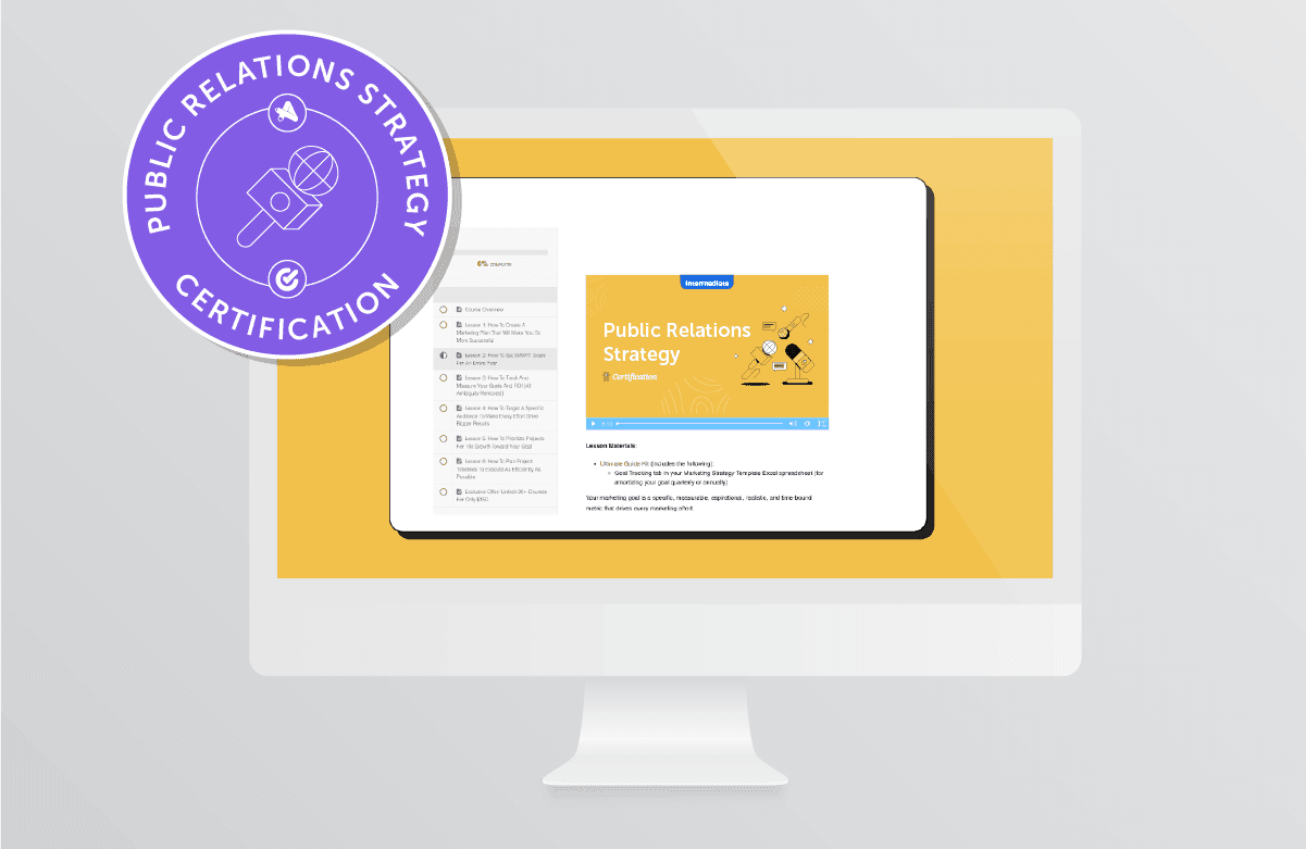 Actionable Marketing Institute 的社交媒體戰略課程。