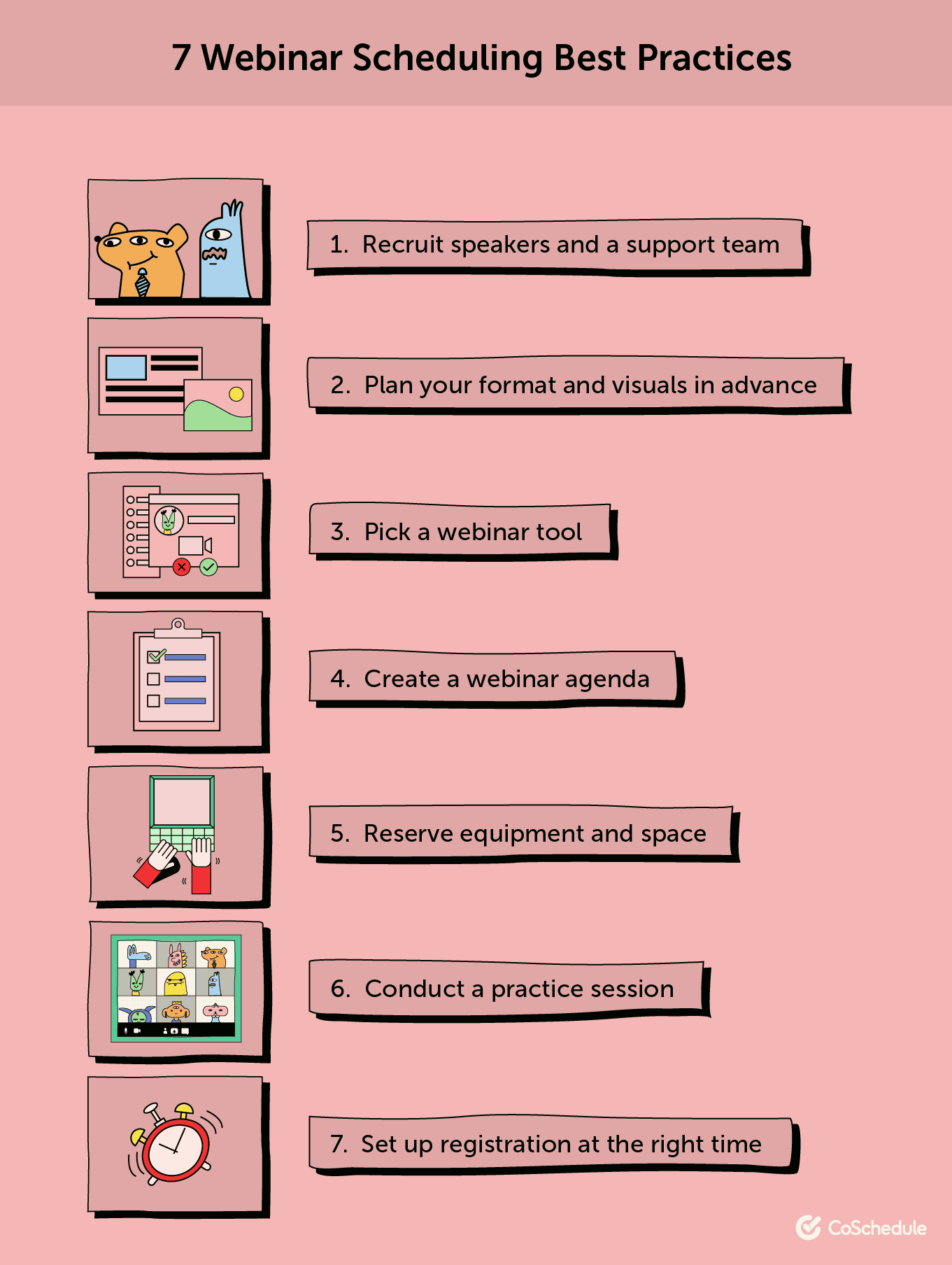 7 praktik terbaik penjadwalan webinar