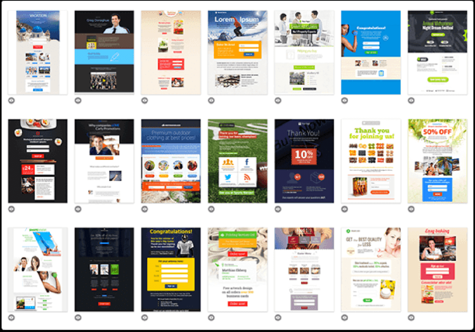 メール マーケティング テンプレート