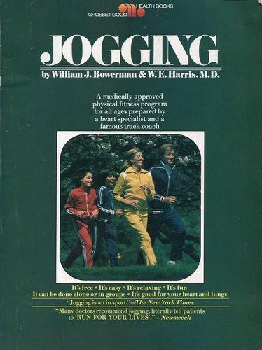 Retro-Cover eines Jogging-Handbuchs