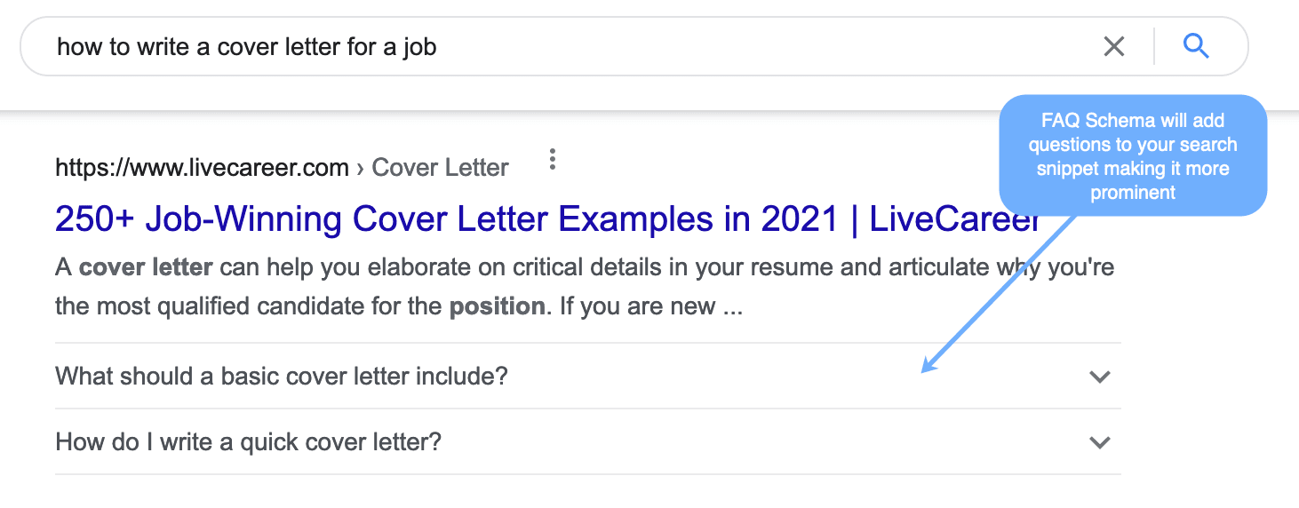 Google 上的常见问题解答架构