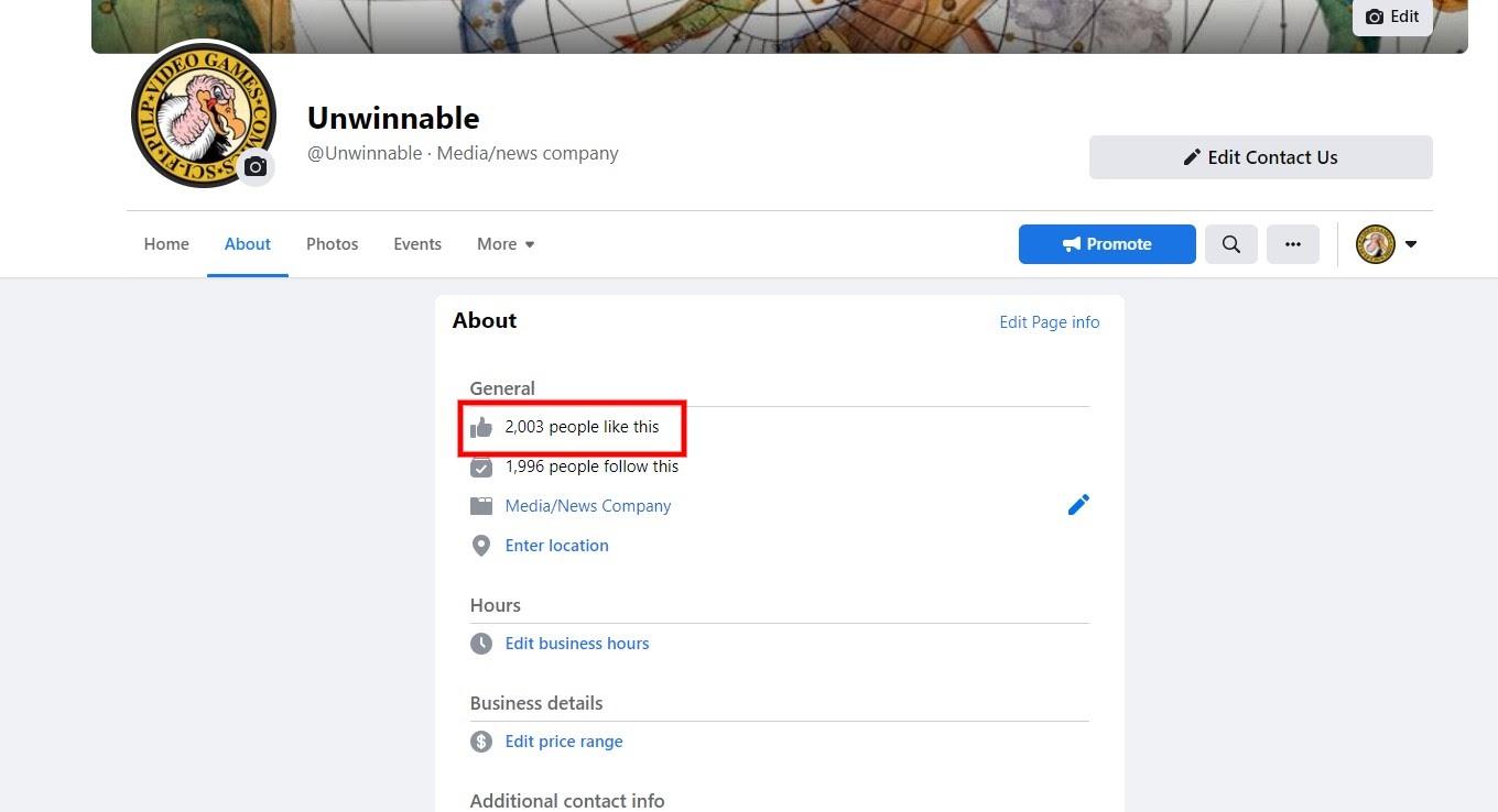 臉書追隨者人數