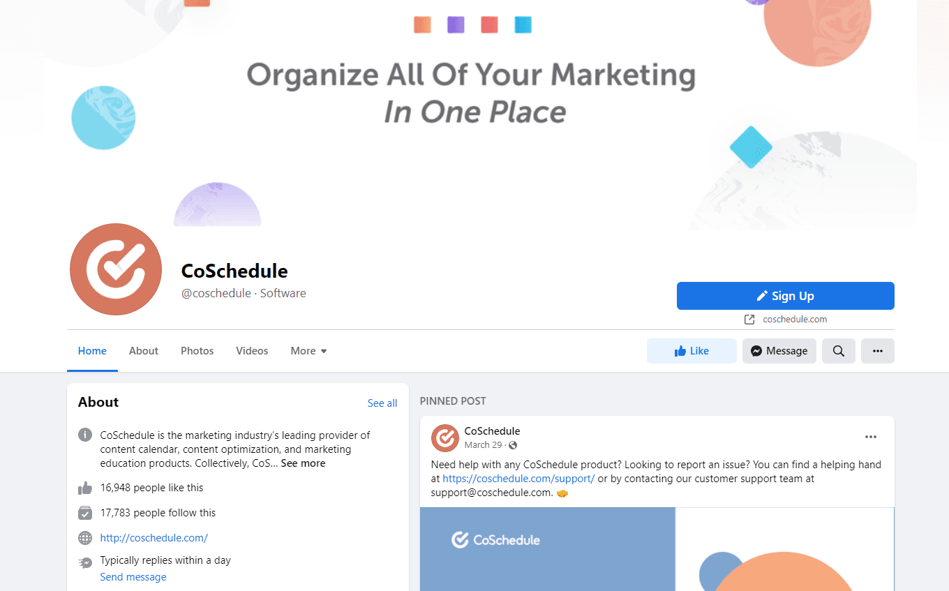 共同安排 Facebook 個人資料