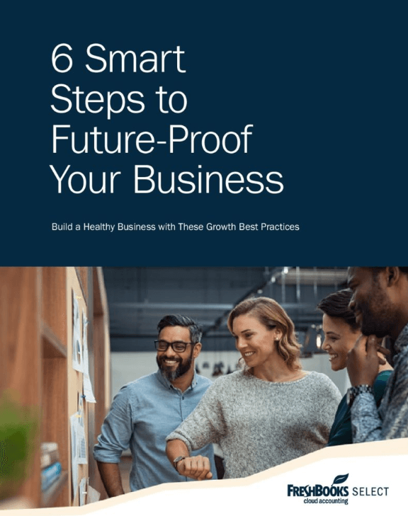 FreshBooks の問題解決に関するホワイト ペーパーの例。