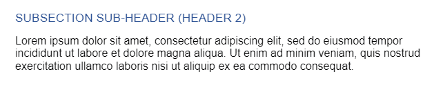 白皮書的小節標題模板示例